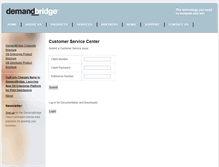 Tablet Screenshot of distributor-support.demandbridge.com
